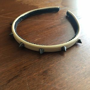 Tan Spiked Headband